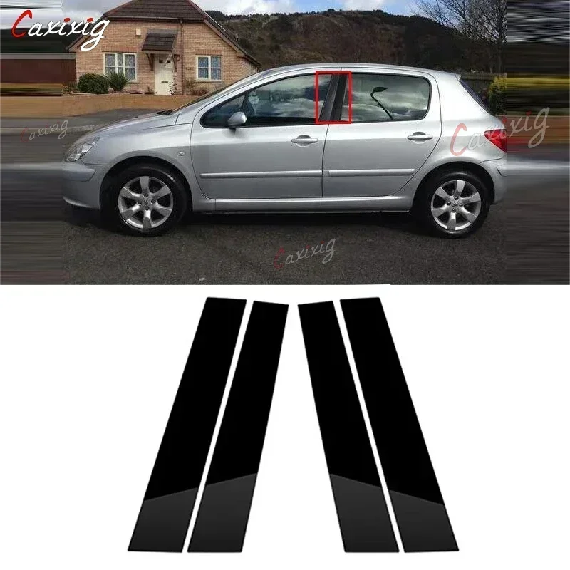 Kit de 4 embellecedores para pilares Peugeot 307