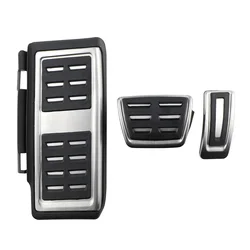 Pedales antideslizantes LHD Audi A3 8V acero inoxidable con reposapiés