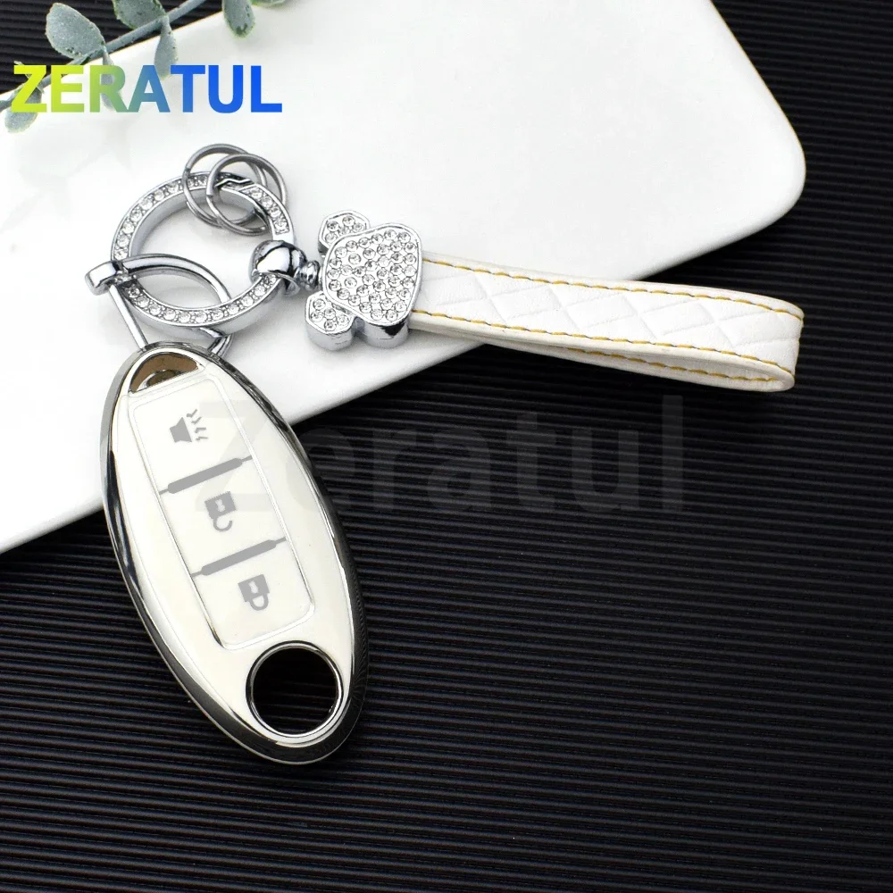 Funda TPU para llave Nissan de 3 botones: Juke y Qashqai