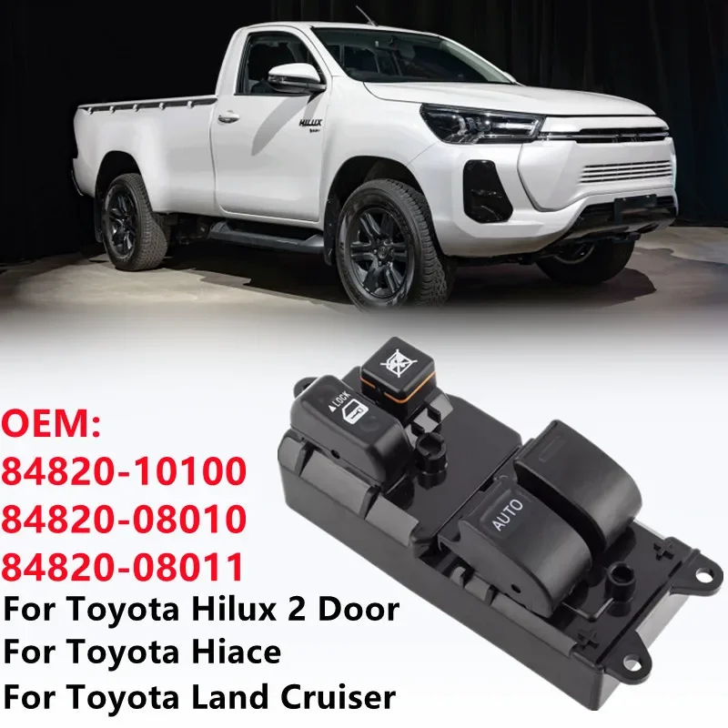 Interruptor elevalunas eléctrico Toyota Hilux, Hiace y Land Cruiser