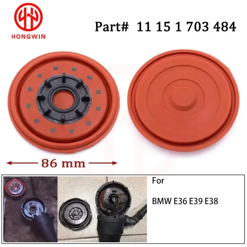BMW 036103464AC Membrana ventilación del cárter E36/E39/E38 528i - imagen 2