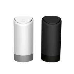 Cubo de basura de silicona para coche - A prueba de polvo