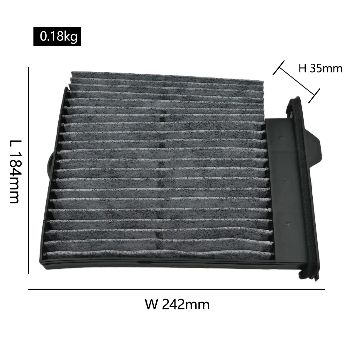 Filtro habitáculo Nissan NV200 Tiida Livina – Ref. 27891-ED50A - imagen 4