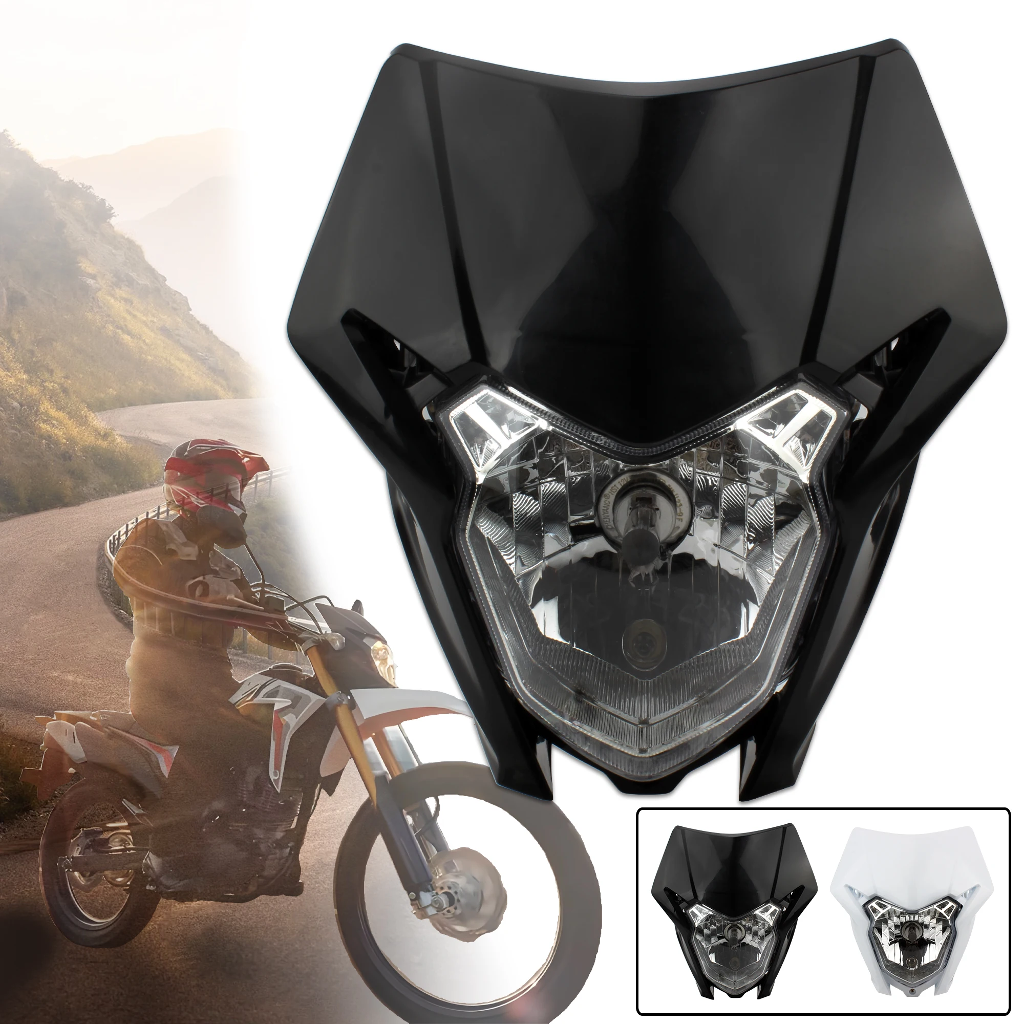 Faro halógeno Honda CRF150L - Compatible CRF 150R 250 450 - imagen 2