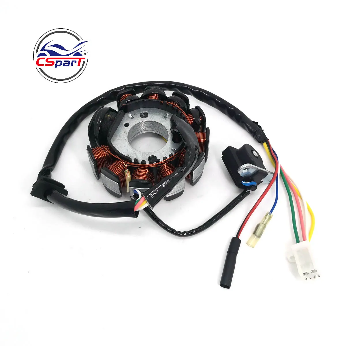 Estátor de alternador GY6 125/150 cc, 11 polos y 6 cables - imagen 2