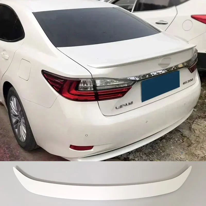 Alerón trasero cola de pato para Lexus ES (2013-2017) ABS blanco perla