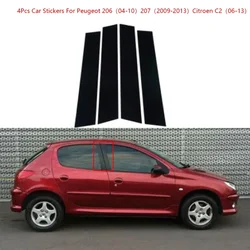 Embellecedores pulidos de pilares B y C para Peugeot y Citroën