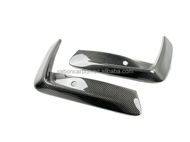 Molduras divisoras delanteras fibra carbono para BMW M8 F91 F92 F93 - imagen 5