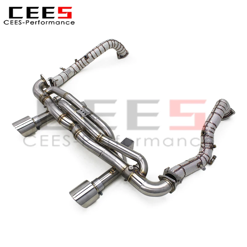 Escape Catback CEES acero inoxidable – Porsche 718 Cayman GT4 RS 4.0