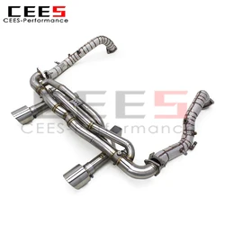 Escape Catback CEES acero inoxidable – Porsche 718 Cayman GT4 RS 4.0