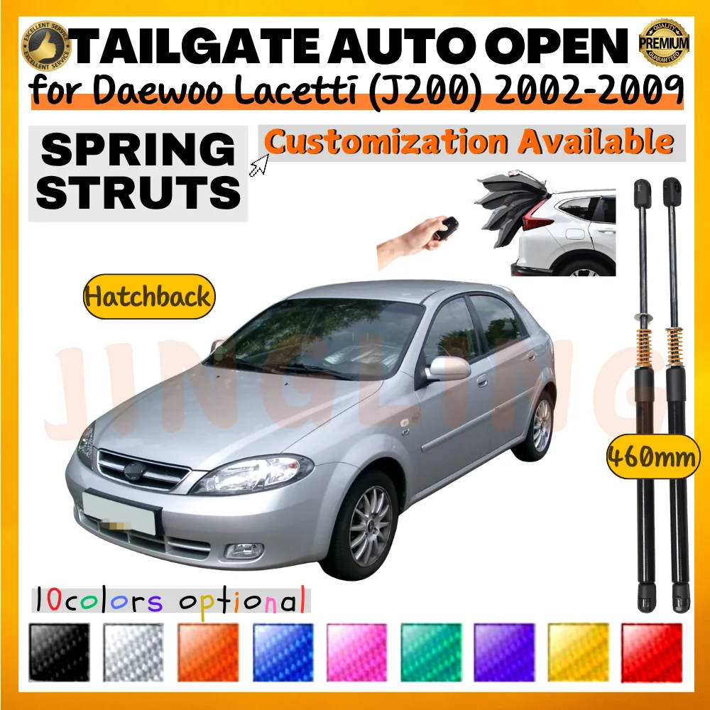 Puntales de maletero para Daewoo Lacetti J200 Hatchback 2002-2009