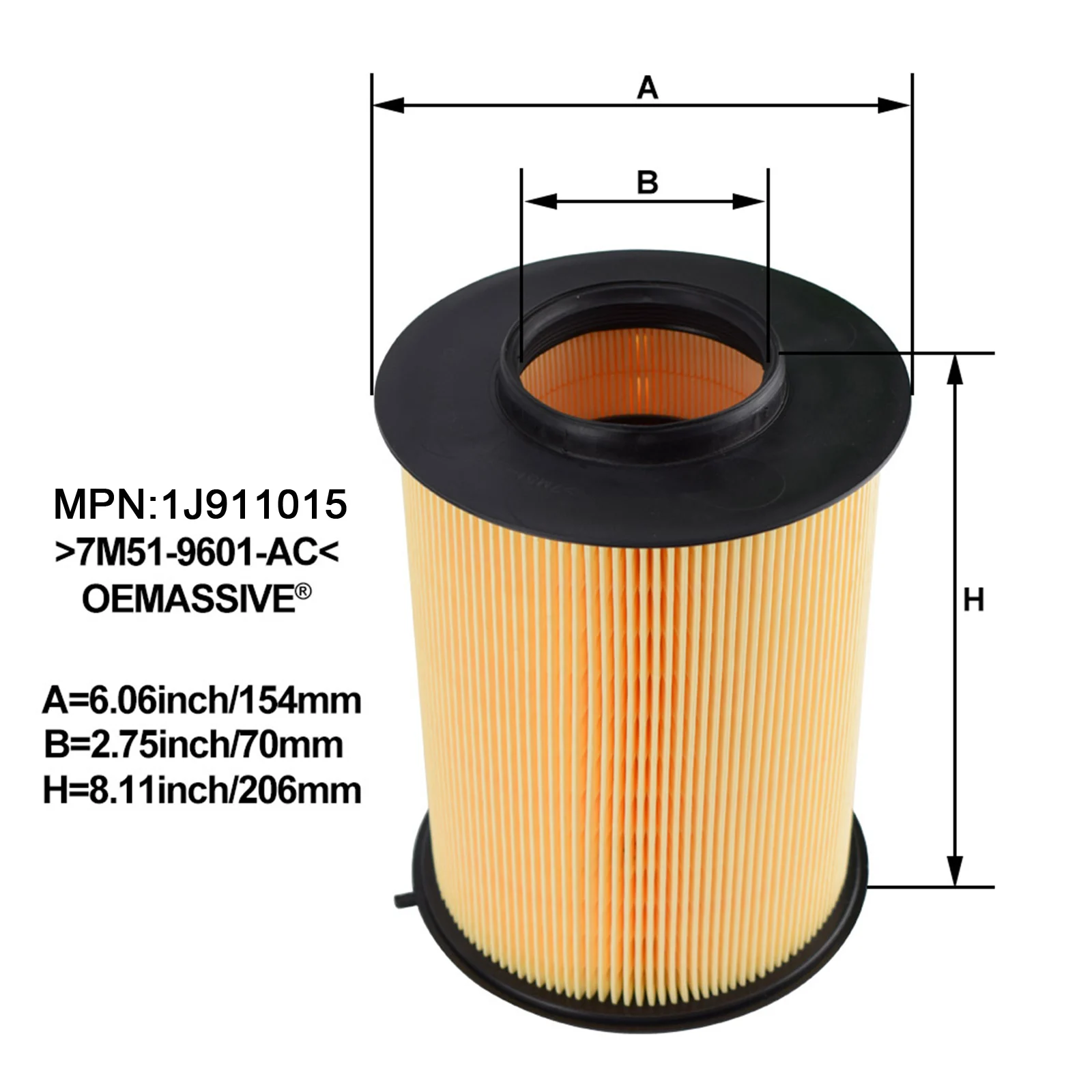 CV6Z-19N619-A kit filtro de polen y aire de motor Ford Kuga y Escape - imagen 3