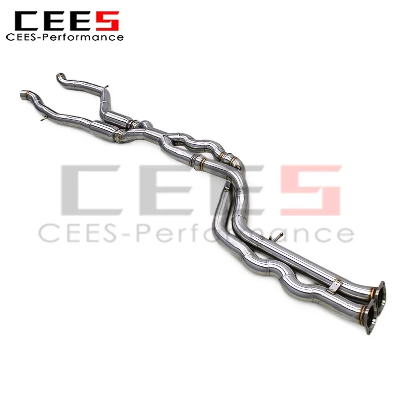 Tubo central Cees con resonadores – BMW M3 M4 F80 F82 F83 S55 3.0T 2014-2019 - imagen 3