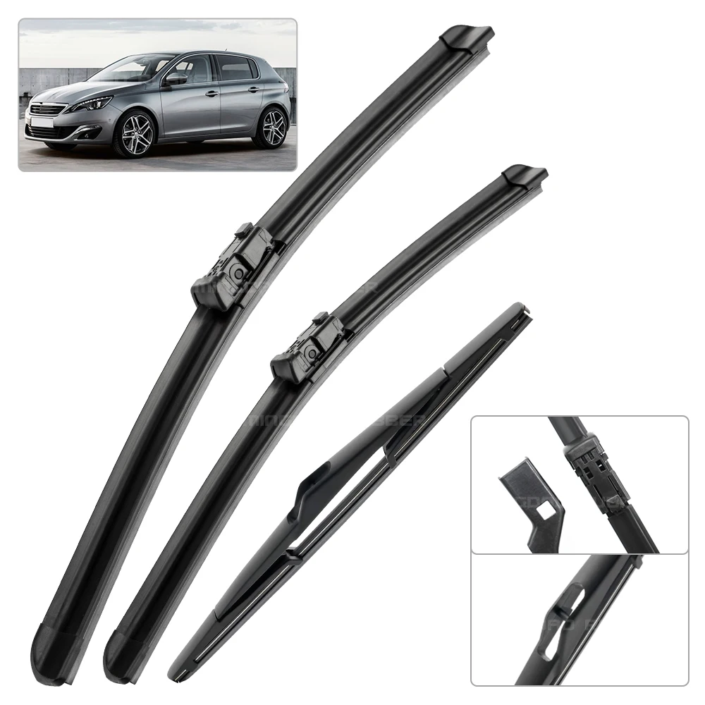 Limpiaparabrisas Peugeot 308 T9 2014-2020 delantero y trasero - imagen 2