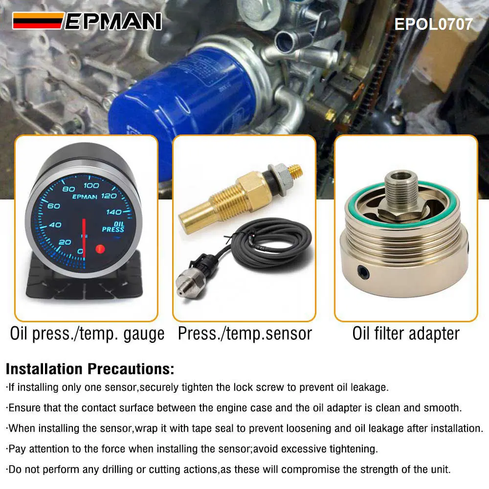 Placa adaptadora filtro aceite EPMAN CNC aluminio Honda Civic FB20/FB25 - imagen 2