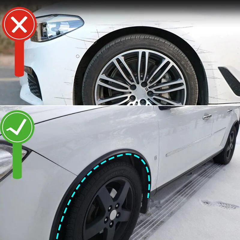 Vista lateral del coche con expansor