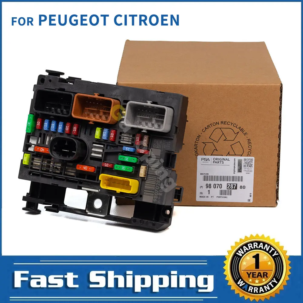 Caja de fusibles BSM 9807028780 – Peugeot 308 CC, Partner, Citroën C4