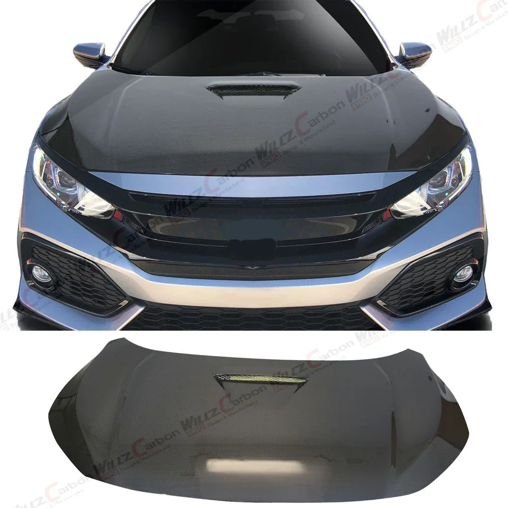 Capó de fibra de carbono para Honda Civic Type R