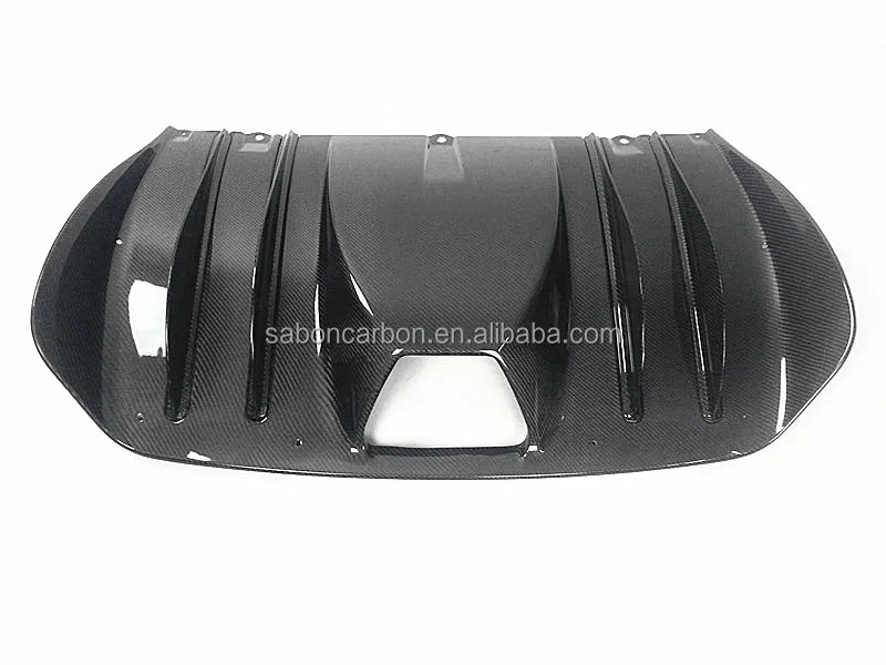 Detalle del difusor trasero estilo OEM para Ferrari F430