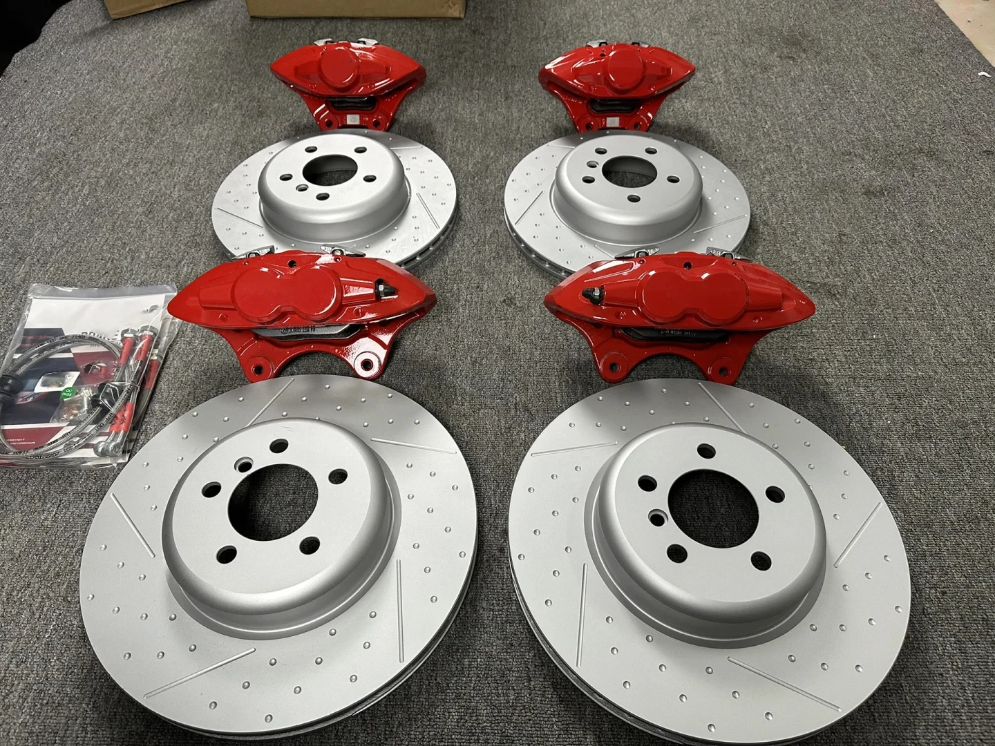 MP Kit pinzas de freno 4P delantero 2P trasero BMW F30 - imagen 5
