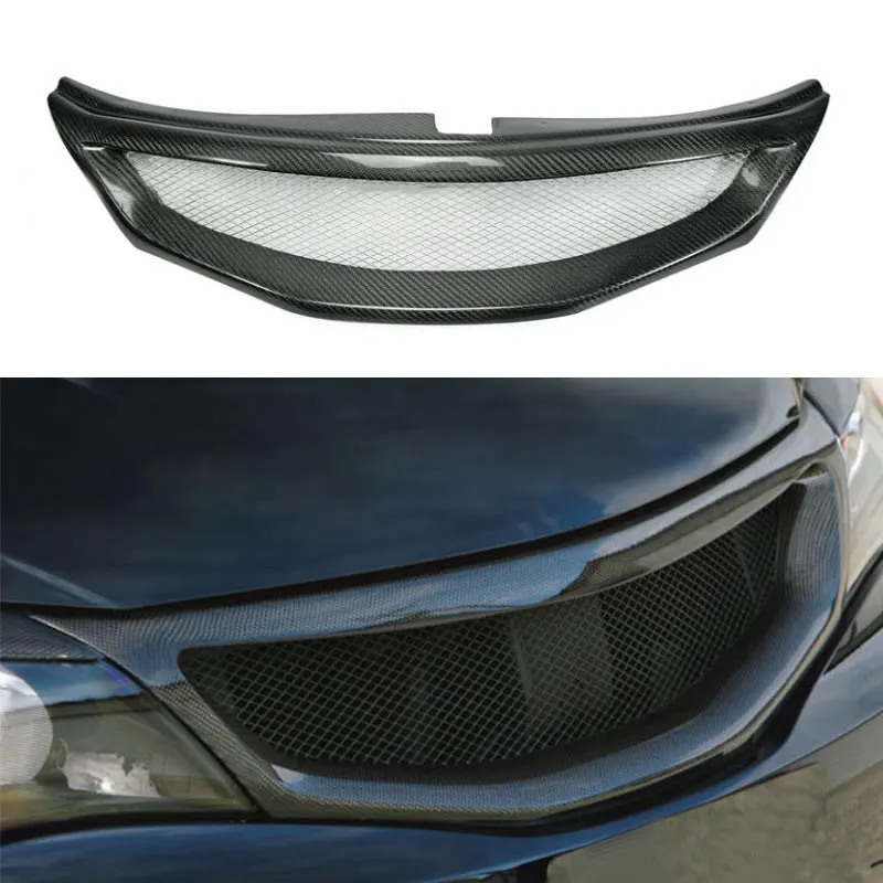 Parrilla Delantera Fibra de Carbono Estilo CS Subaru Impreza GRB STI/WRX