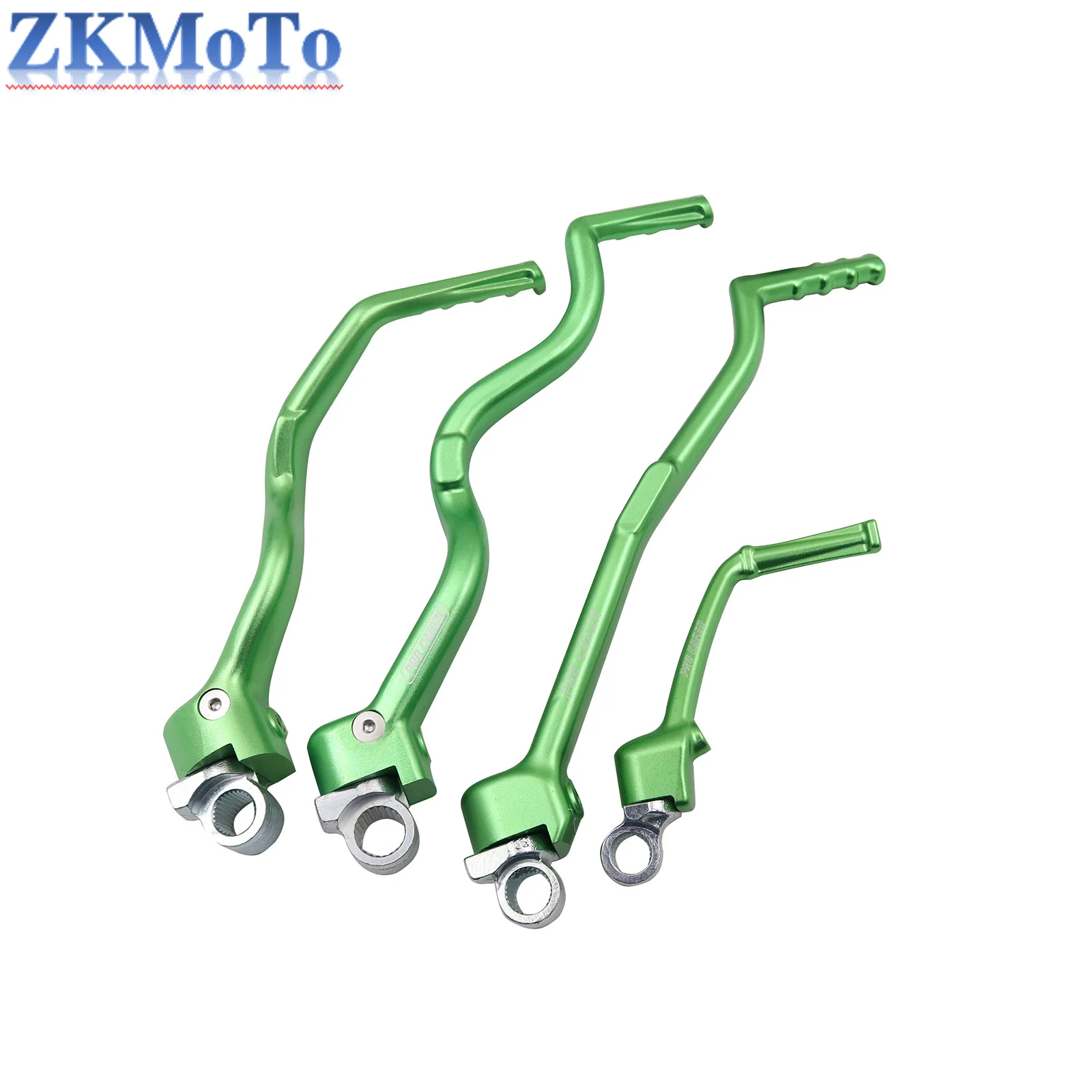 Palanca de arranque CNC de aluminio Kawasaki KX250F KX450F - imagen 2