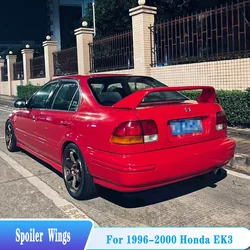 Alerón labio maletero Honda Civic EK3 1996-2000 ABS negro