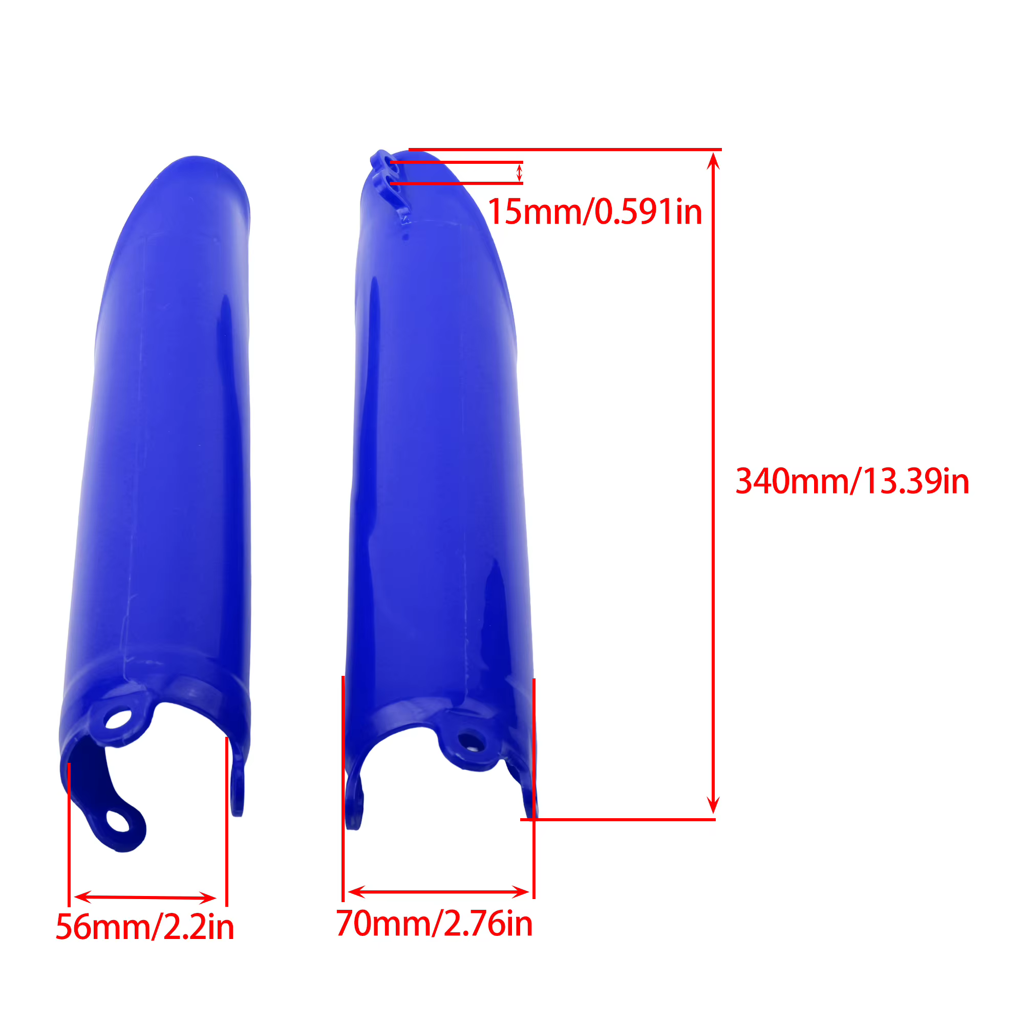 Protector de horquilla Honda CRF450X, TRX250R, CR125, CR250 y CR500 - imagen 2