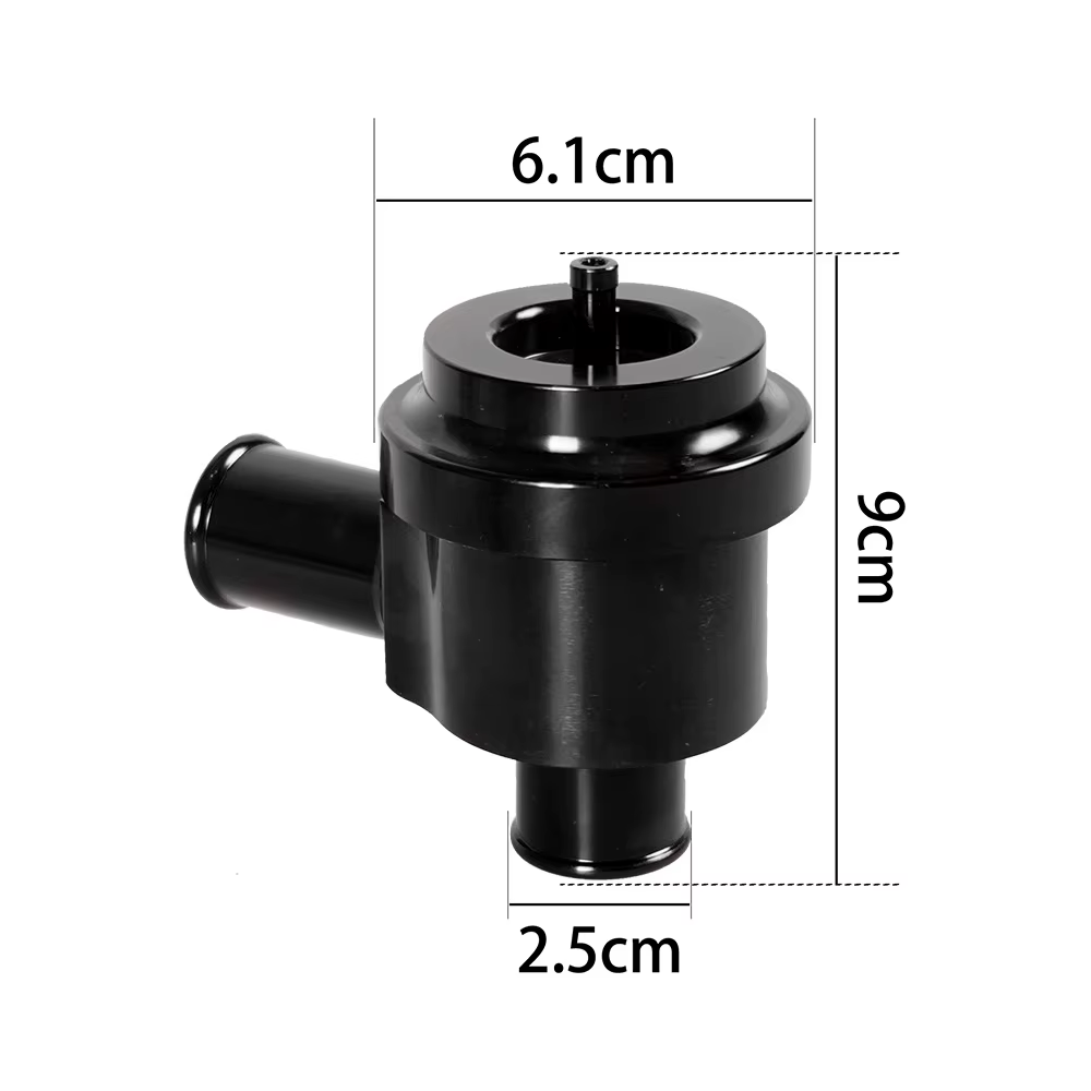 Desviador de recirculación automático, válvula de soplado de 25mm, válvula de descarga Turbo BOV para Volkswagen Golf Jetta 00-05 para Audi 1,8 T 2,7 T 98-06 - imagen 2