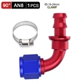 AN8 90 Degree Red
