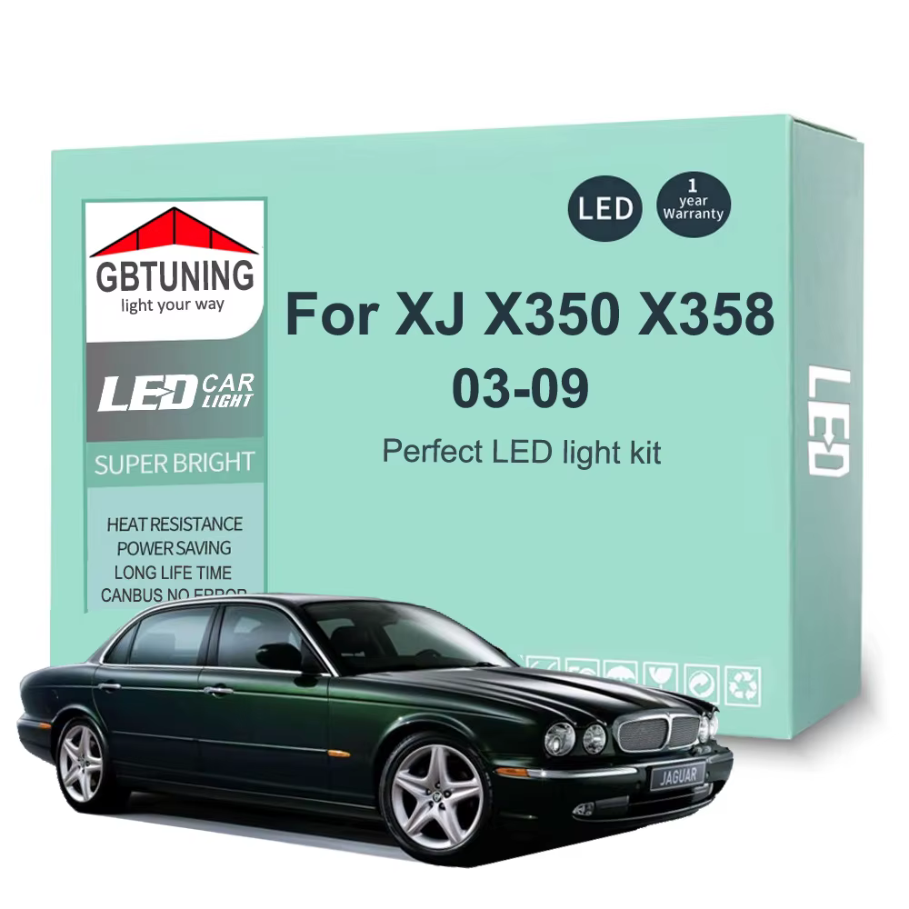 Luz de matrícula LED Canbus para Jaguar XJ X350 X358 (2003-2009)