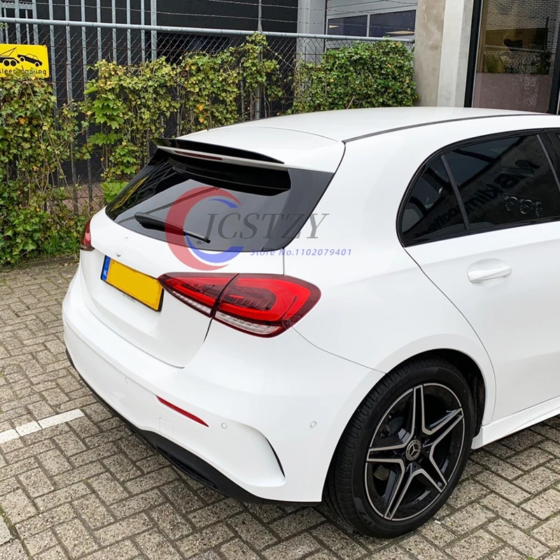 Alerón labio de carbono negro para Mercedes Clase A W177 2018+ - imagen 2