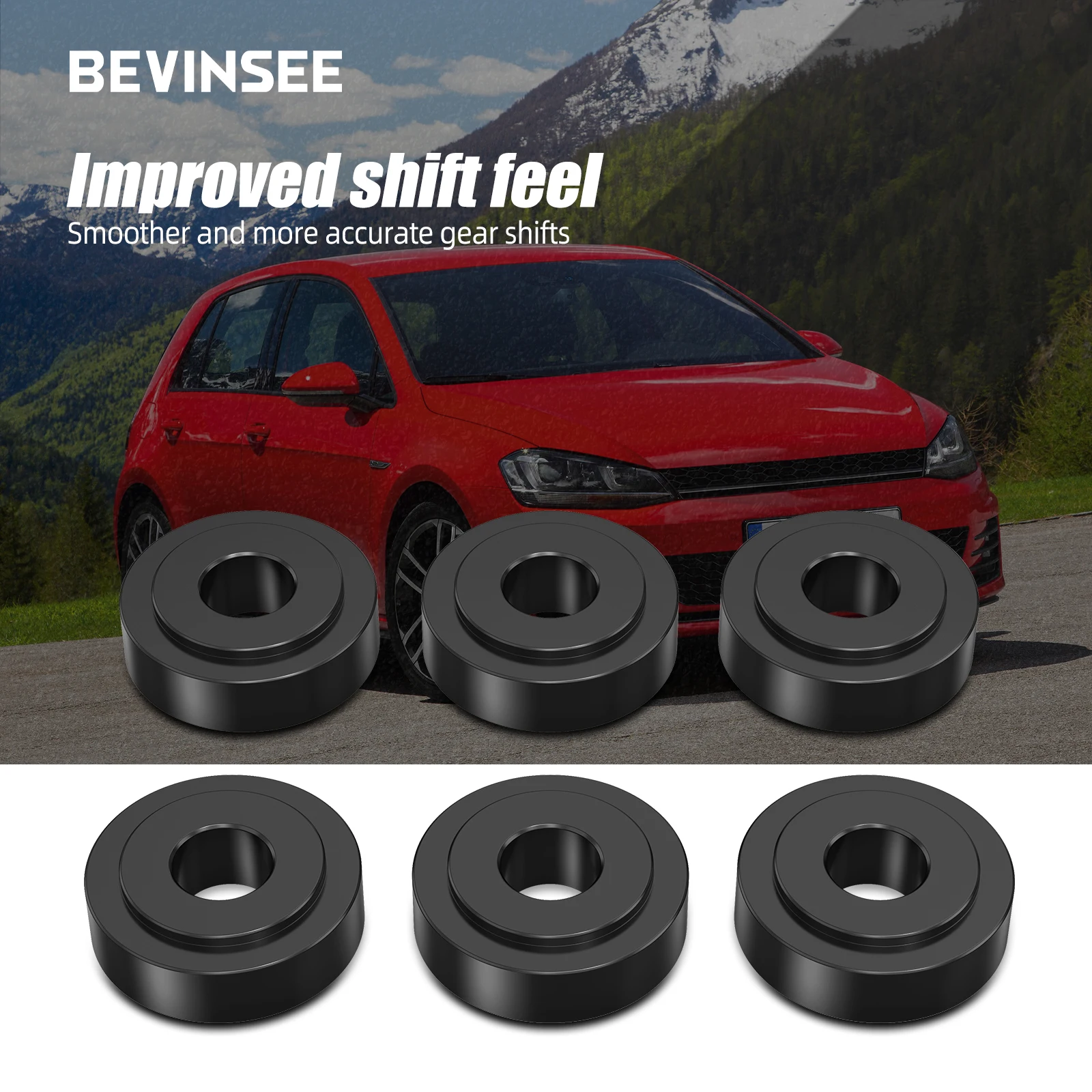Bujes palanca cambios sólidos BEVINSEE 02A/02J – A3/S3/TT y Golf - imagen 2