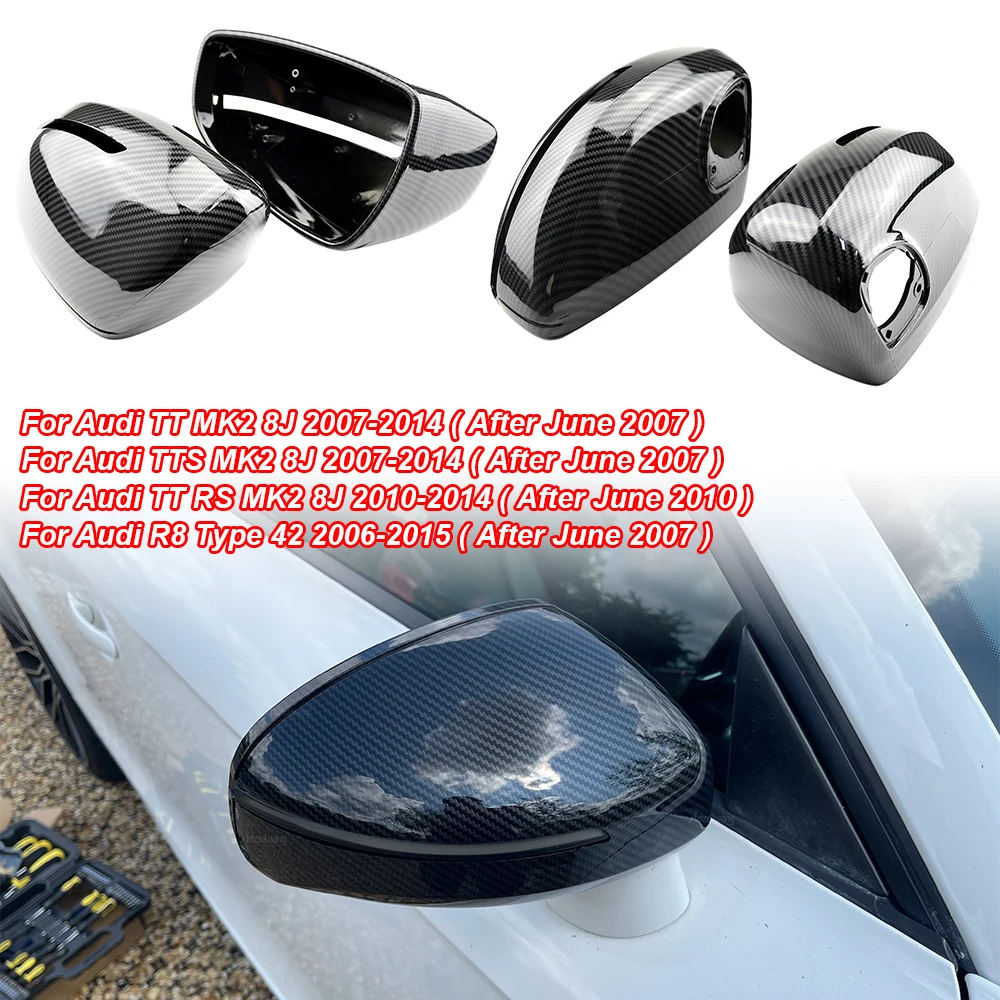 Tapa de espejo retrovisor Audi TT 8J MK2 y R8 4.2 - imagen 2