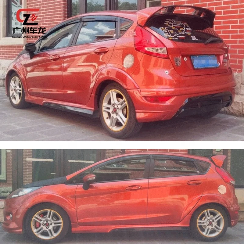 Kit de carrocería de coche directo de fábrica para Ford Fiesta, faldones laterales de labio delantero, piezas de automóvil de labio trasero - imagen 5