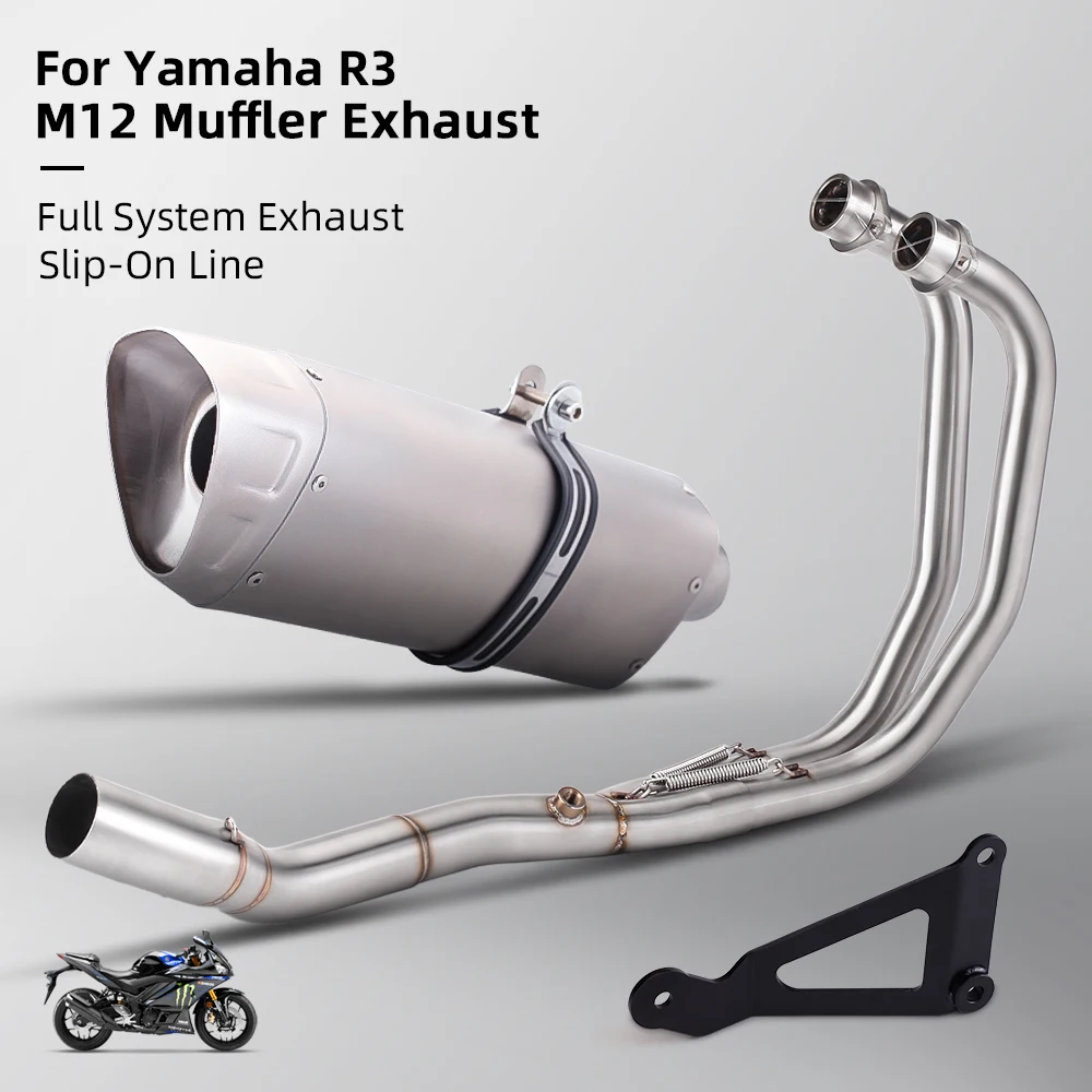 Escape deportivo inox 51mm para Yamaha R25 R3 MT-03 - imagen 2
