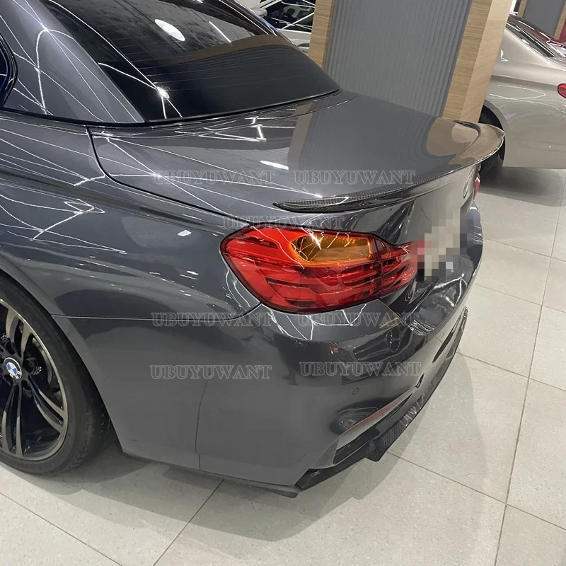 Alerón trasero BMW Serie 4 F33/F83 estilo M4 en fibra de carbono - imagen 2