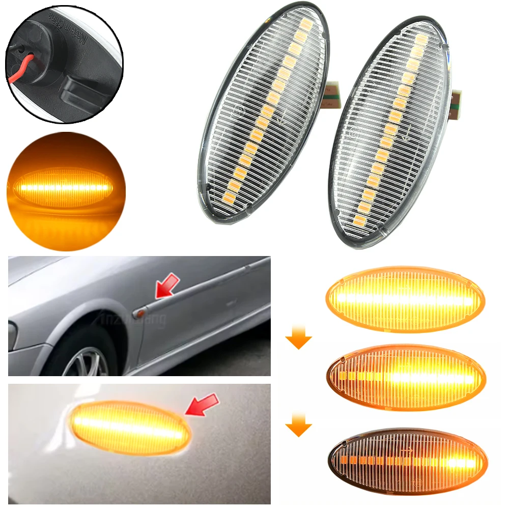 Efecto LED lateral dinámico en Vectra B Caravan