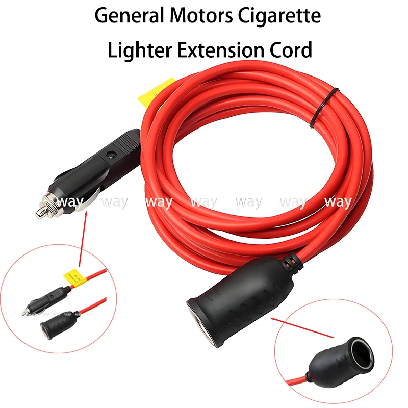 Cable extensión encendedor de coche con enchufe hembra