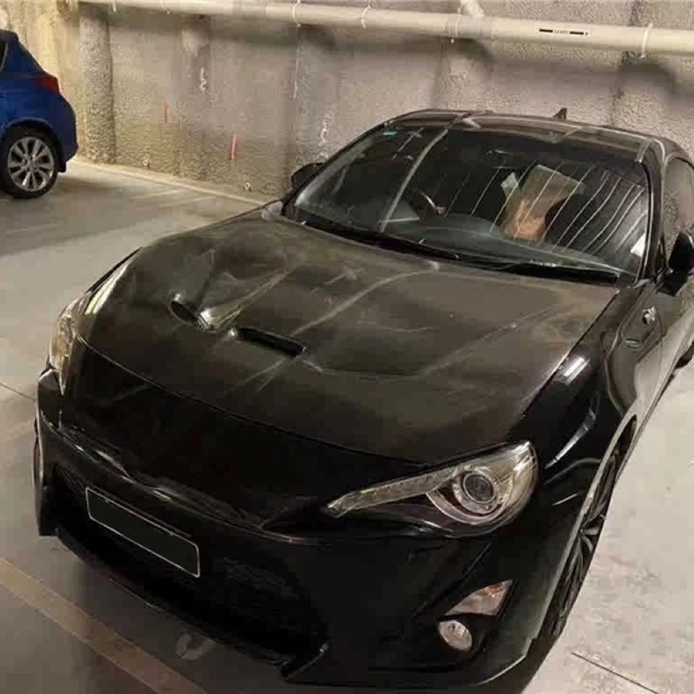 Capó delantero de fibra de carbono para Toyota GT86 y Subaru BRZ - imagen 2