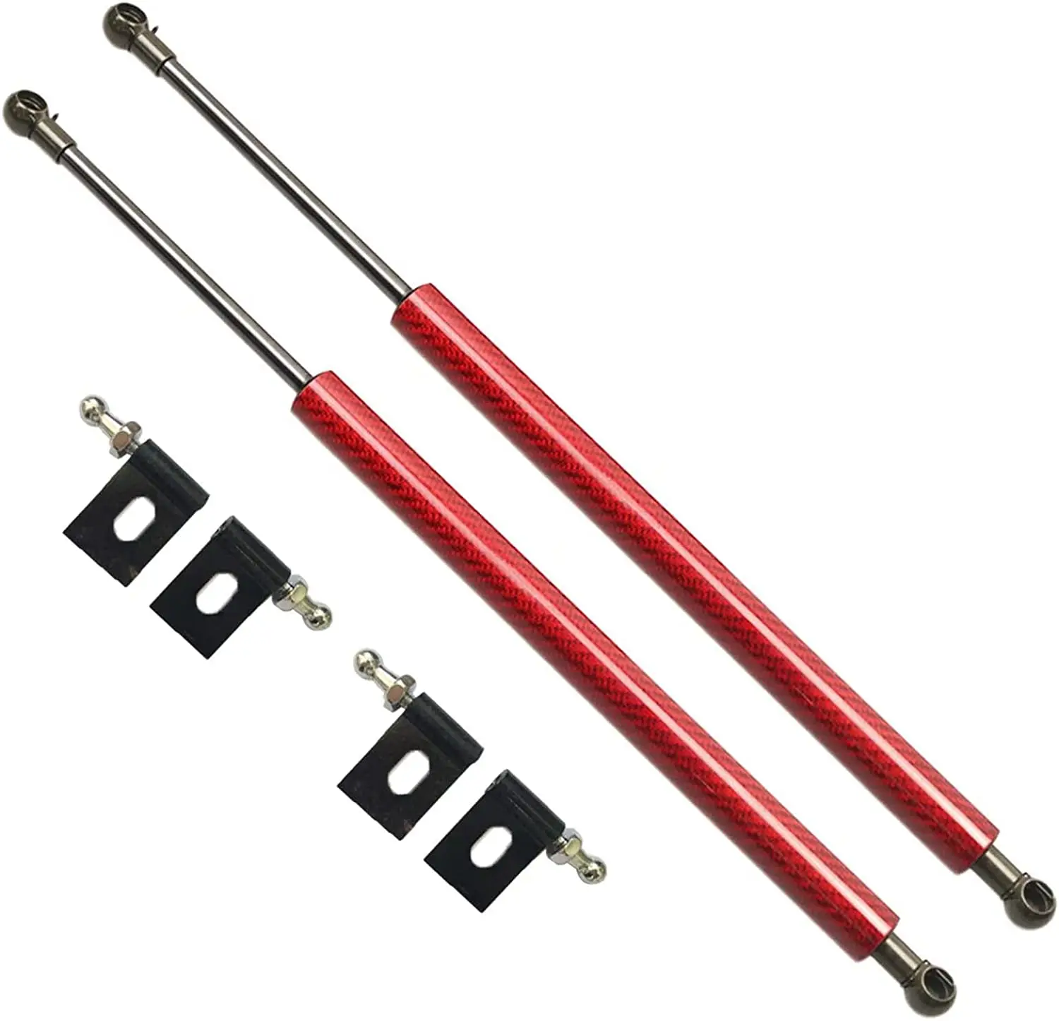 Puntales de gas en carbono para capo Mitsubishi Lancer Evo VII-IX - imagen 3