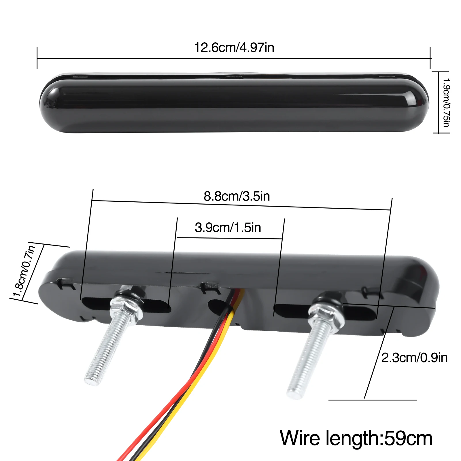 Tira LED DRL universal 12-24V para coche y camión - imagen 5