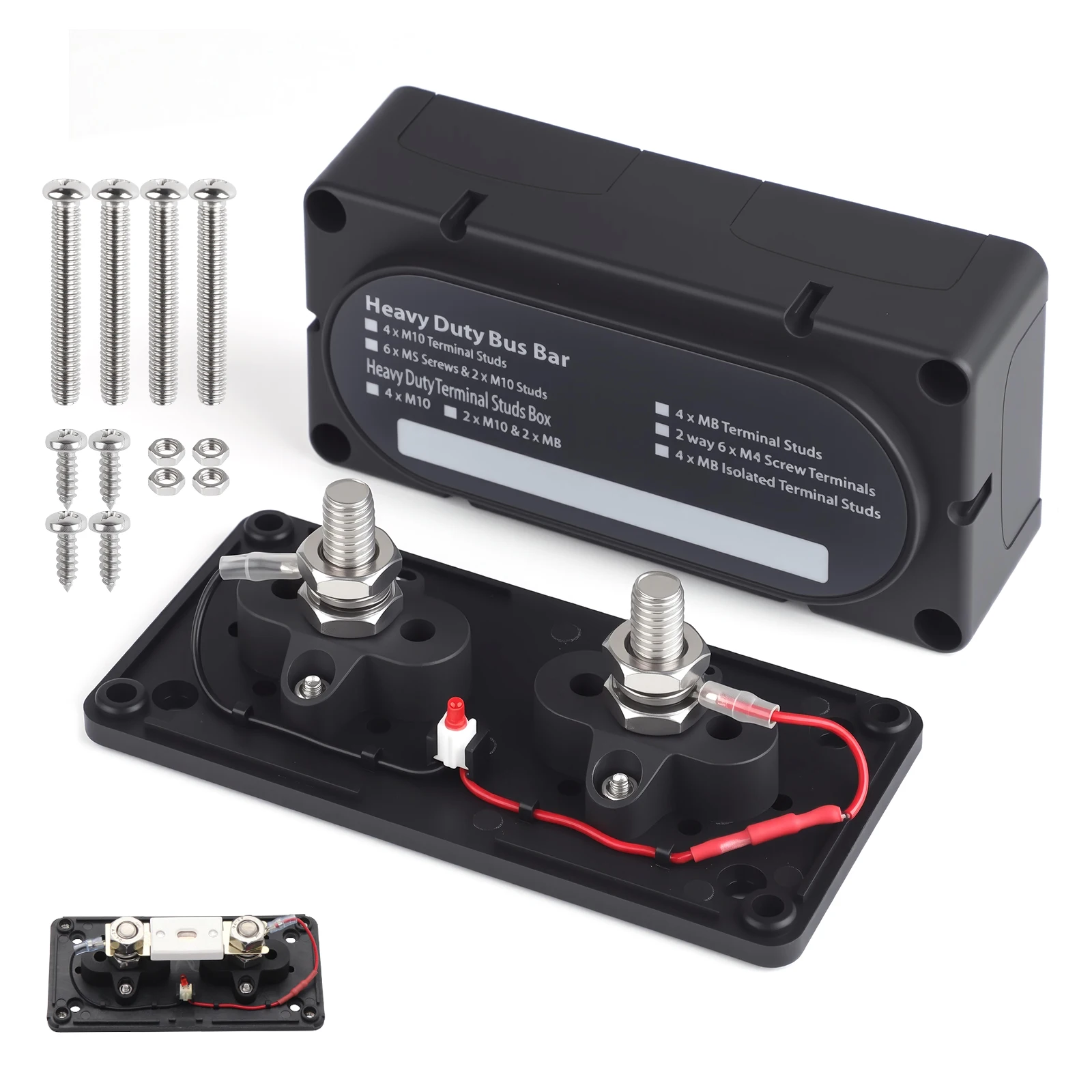 Barra colectora marina 12-48 V 300 A para camión, coche y barco