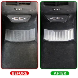 Reposabrazos Trasero Inoxidable VW T-Roc 2018-2023 - Accesorios Acero Inox