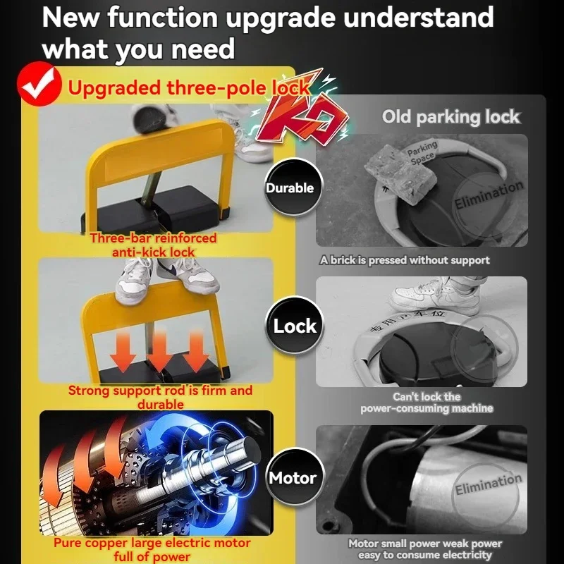 Bloqueo Estacionamiento Inteligente con Control Remoto - imagen 2