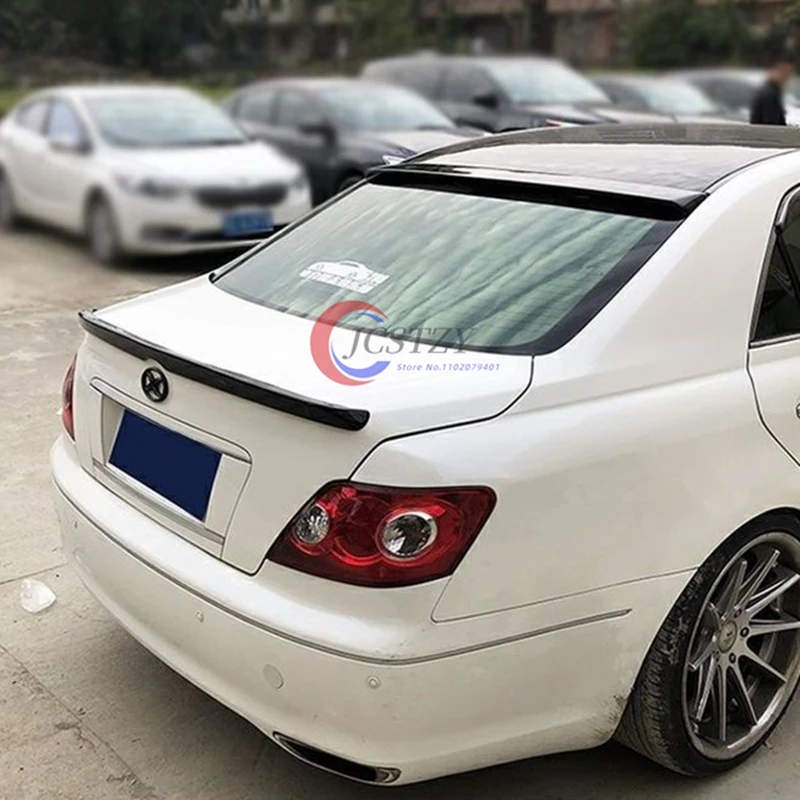 Alerón trasero negro efecto carbono para Toyota Mark X/Reiz