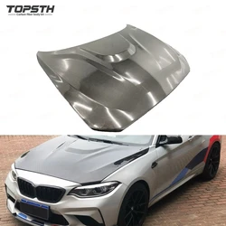 Capó motor estilo MP fibra de carbono seca BMW M2 F87 2014-2022 ligero