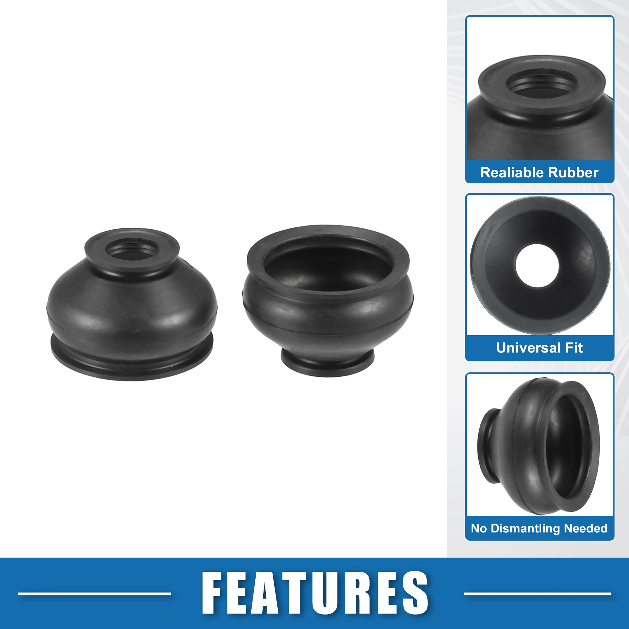 X Autohaux Kit 6 piezas direccion universal con rotulas y barra - imagen 4