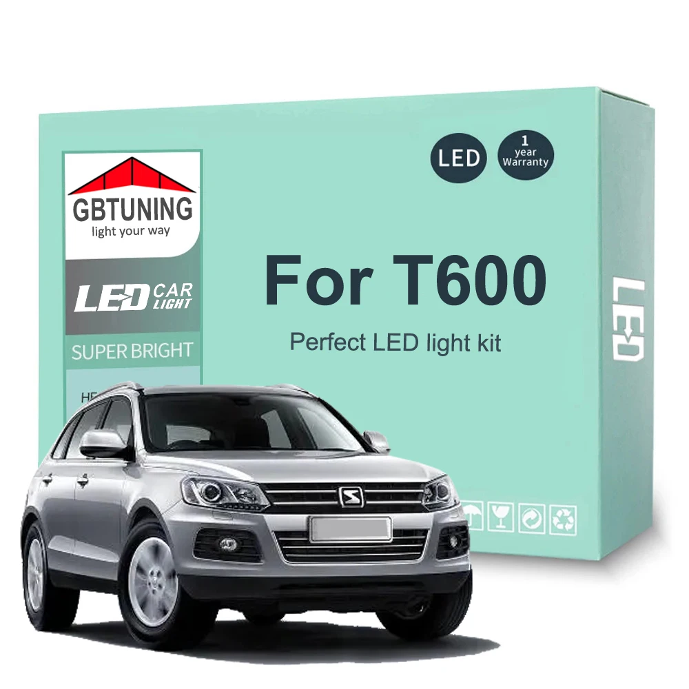Kit bombillas LED interior Canbus Zotye T600 – lámpara maletero