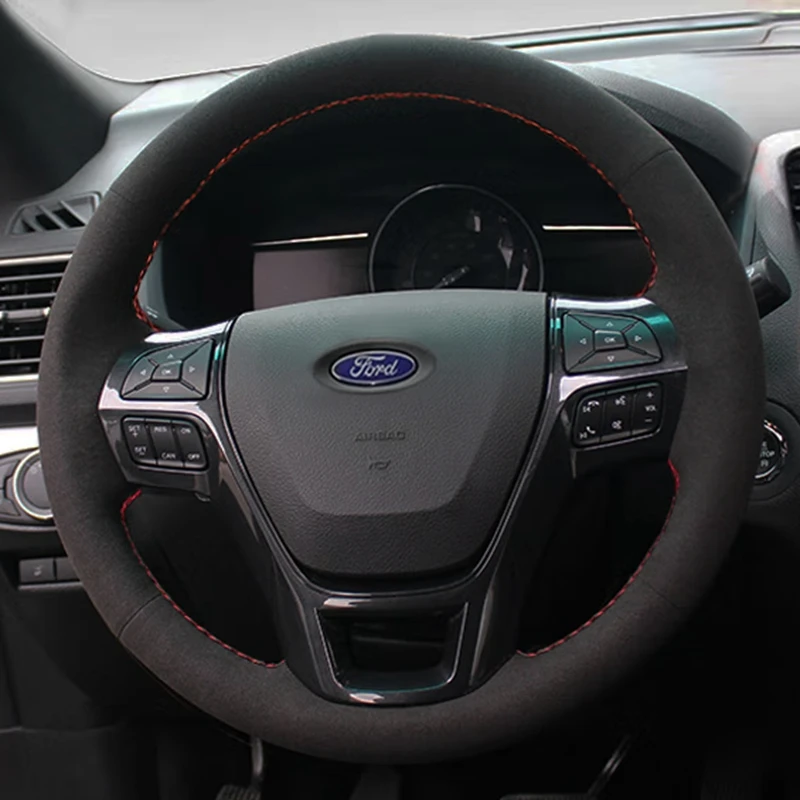 Funda Volante Cuero Trenzado Ford Explorer 2016-2018